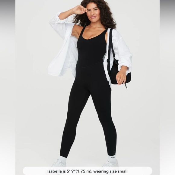 aerie Pants - OFFLINE by Aerie Real Me Lowkey Black Legging Bodysuit